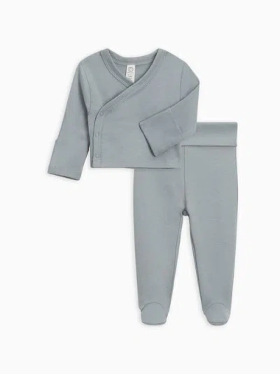 Colored Organics Riley 2 Piece Kimono Wrap Top And Pant Set