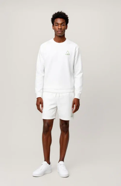 D.rt Golf Par Cotton Crewneck Sweatshirt In White