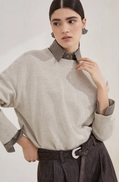 Brunello Cucinelli Cashmere Sweater With Monili