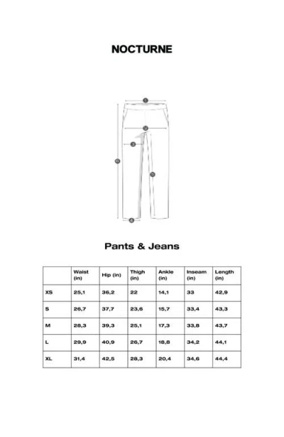 Nocturne Bermuda Pants With Ruffle Details