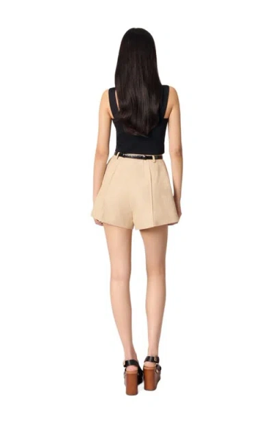 Maje Cropped Square-neck Vest Top In Black