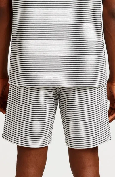 D.rt Vacay Stripe Drawstring Shorts In White