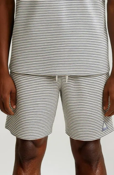 D.rt Vacay Stripe Drawstring Shorts In White