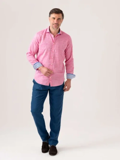 Koy Clothing Crocodile Long Sleeve Linen Shirt