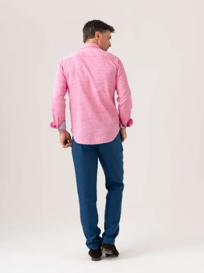 Koy Clothing Crocodile Long Sleeve Linen Shirt