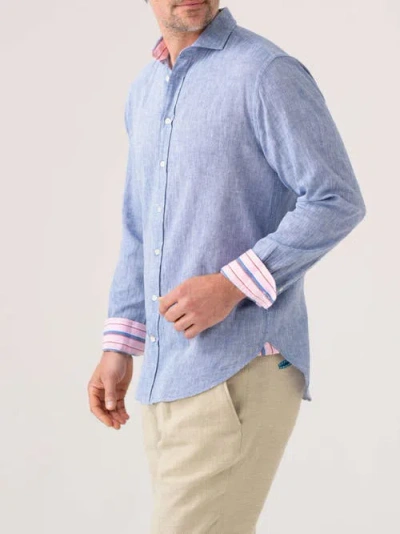 Koy Clothing Crocodile Long Sleeve Linen Shirt