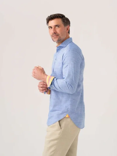 Koy Clothing Crocodile Long Sleeve Linen Shirt
