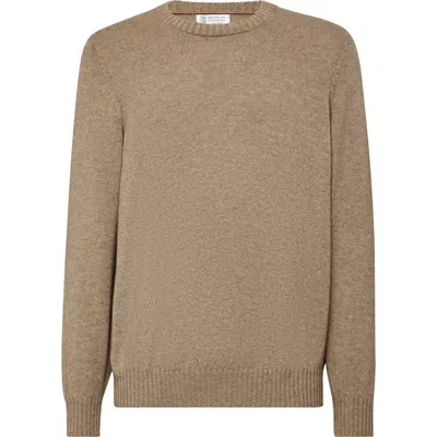 Brunello Cucinelli Cashmere Sweater In Brown