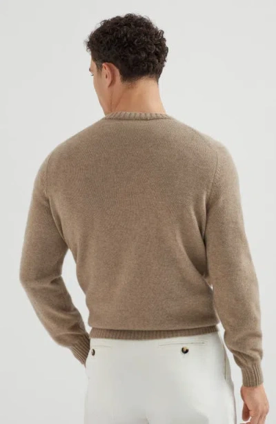 Brunello Cucinelli Cashmere Sweater In Brown