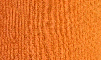 Mango Knitted Shorts With Pockets Orange In Orange