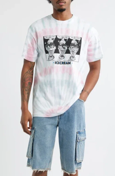 Icecream Unlimited Power Graphic T-shirt In Neutral