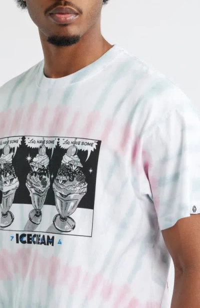 Icecream Unlimited Power Graphic T-shirt In Neutral