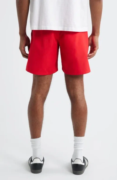 Billionaire Boys Club Bb Curve Drawstring Shorts In Red