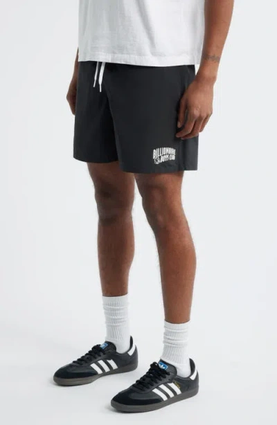 Billionaire Boys Club Bb Curve Drawstring Shorts In Black
