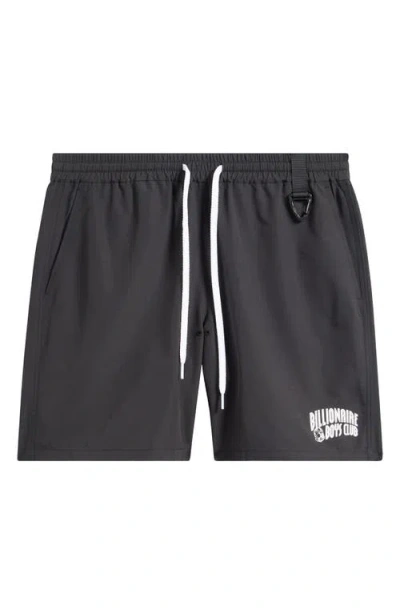 Billionaire Boys Club Bb Curve Drawstring Shorts In Black