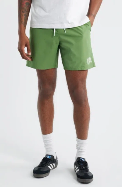 Billionaire Boys Club Bb Curve Drawstring Shorts In Green