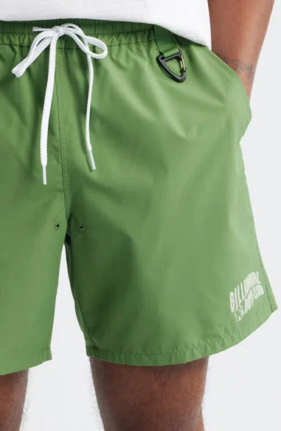 Billionaire Boys Club Bb Curve Drawstring Shorts In Green
