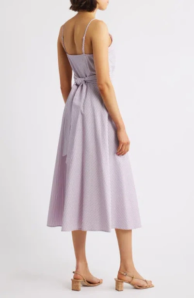 Frnch Nozha Sleeveless Midi Dress In Purple