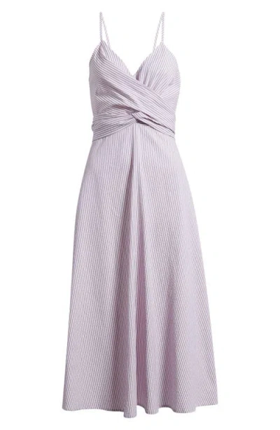 Frnch Nozha Sleeveless Midi Dress In Purple