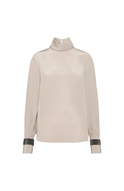 Brunello Cucinelli Crêpe De Chine Blouse