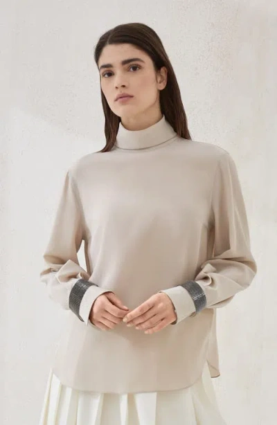 Brunello Cucinelli Crêpe De Chine Blouse