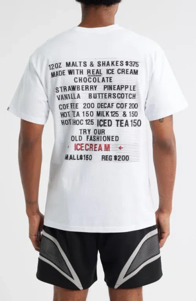 Icecream Dive Graphic T-shirt In White