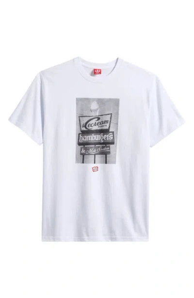 Icecream Dive Graphic T-shirt In White