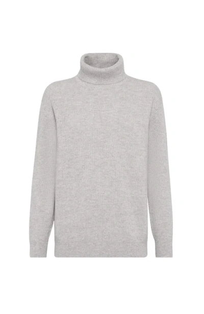 Brunello Cucinelli English Rib Knit Sweater