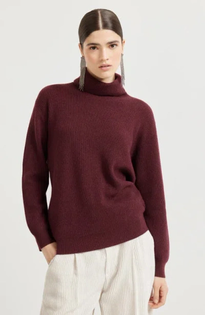 Brunello Cucinelli Ribbed Turtleneck Sweater
