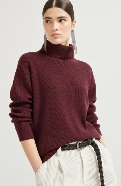 Brunello Cucinelli Ribbed Turtleneck Sweater