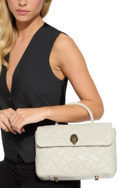 Kurt Geiger London Kensington Quilted Leather Top Handle Bag