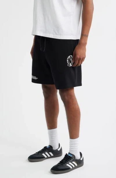 Billionaire Boys Club Bb Helmet Cotton Drawstring Shorts In Black