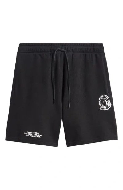 Billionaire Boys Club Bb Helmet Cotton Drawstring Shorts In Black