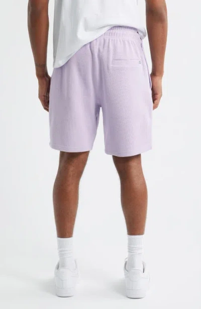 Billionaire Boys Club Bb Helmet Cotton Drawstring Shorts In Purple