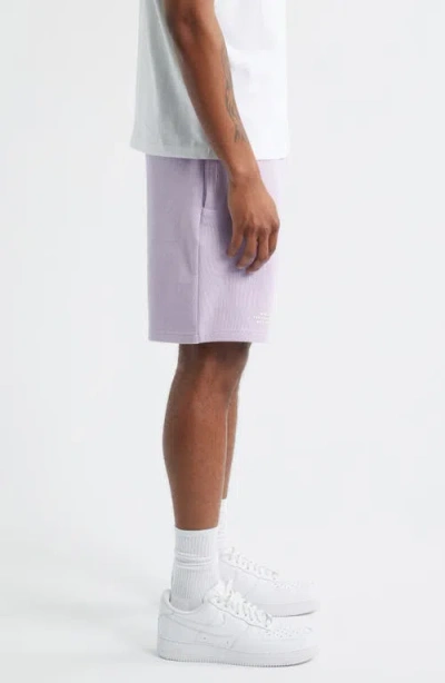 Billionaire Boys Club Bb Helmet Cotton Drawstring Shorts In Purple