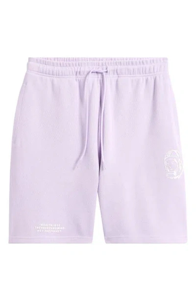 Billionaire Boys Club Bb Helmet Cotton Drawstring Shorts In Purple