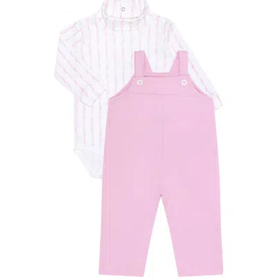 Nellapima Pink Twirl Overall Set