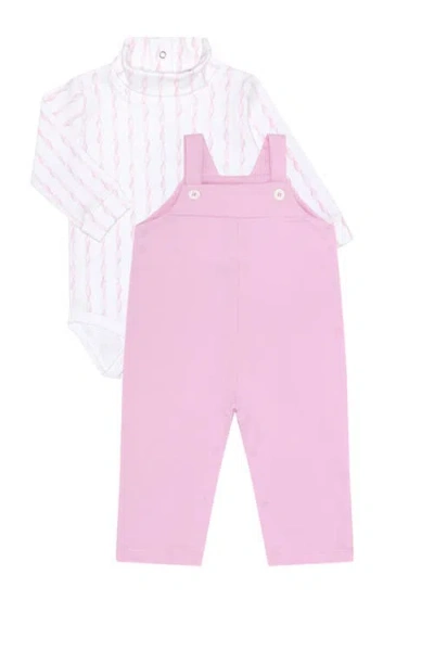 Nellapima Pink Twirl Overall Set