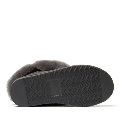Dearfoams Fireside Perth Genuine Shearling Foldover Boot