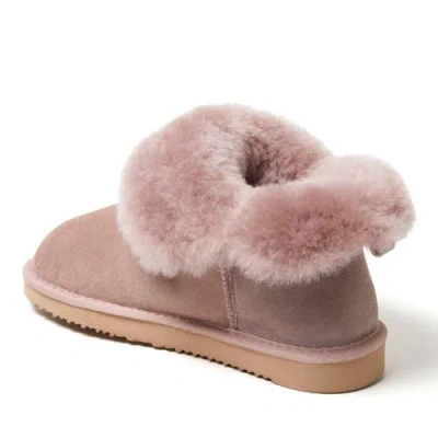 Dearfoams Fireside Perth Genuine Shearling Foldover Boot
