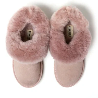 Dearfoams Fireside Perth Genuine Shearling Foldover Boot