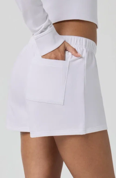 Florence By Mills Relaxed French Terry Shorts In White
