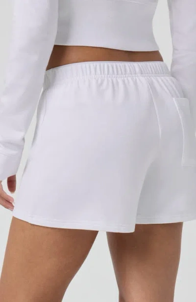 Florence By Mills Relaxed French Terry Shorts In White