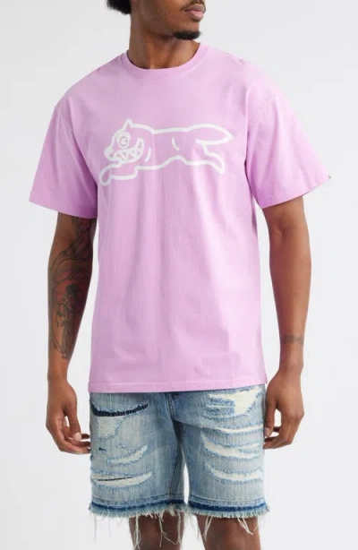 Icecream Checker Graphic T-shirt In Pink