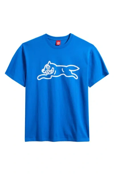 Icecream Checker Graphic T-shirt In Blue