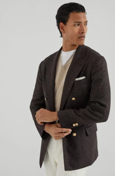 Brunello Cucinelli Cashmere V-neck Sweater In Neutral