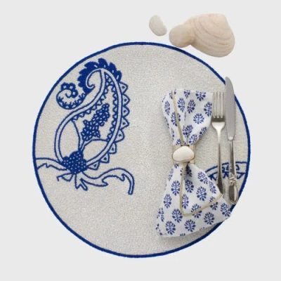 Joanna Buchanan Set-of-two Shell Napkin Rings In White