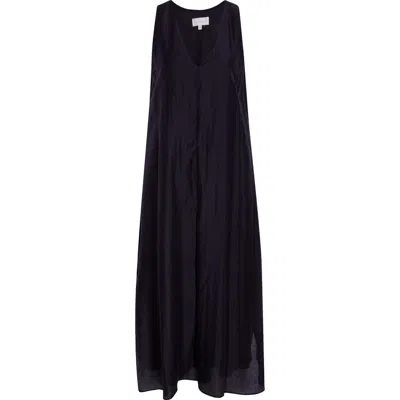 Melloday V-neck Sleeveless Dress In Blue