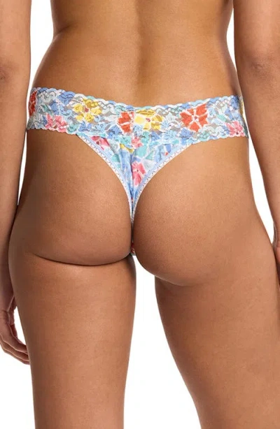 Hanky Panky Print Original Rise Thong In Multi