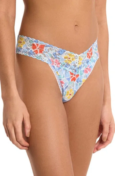 Hanky Panky Print Original Rise Thong In Multi